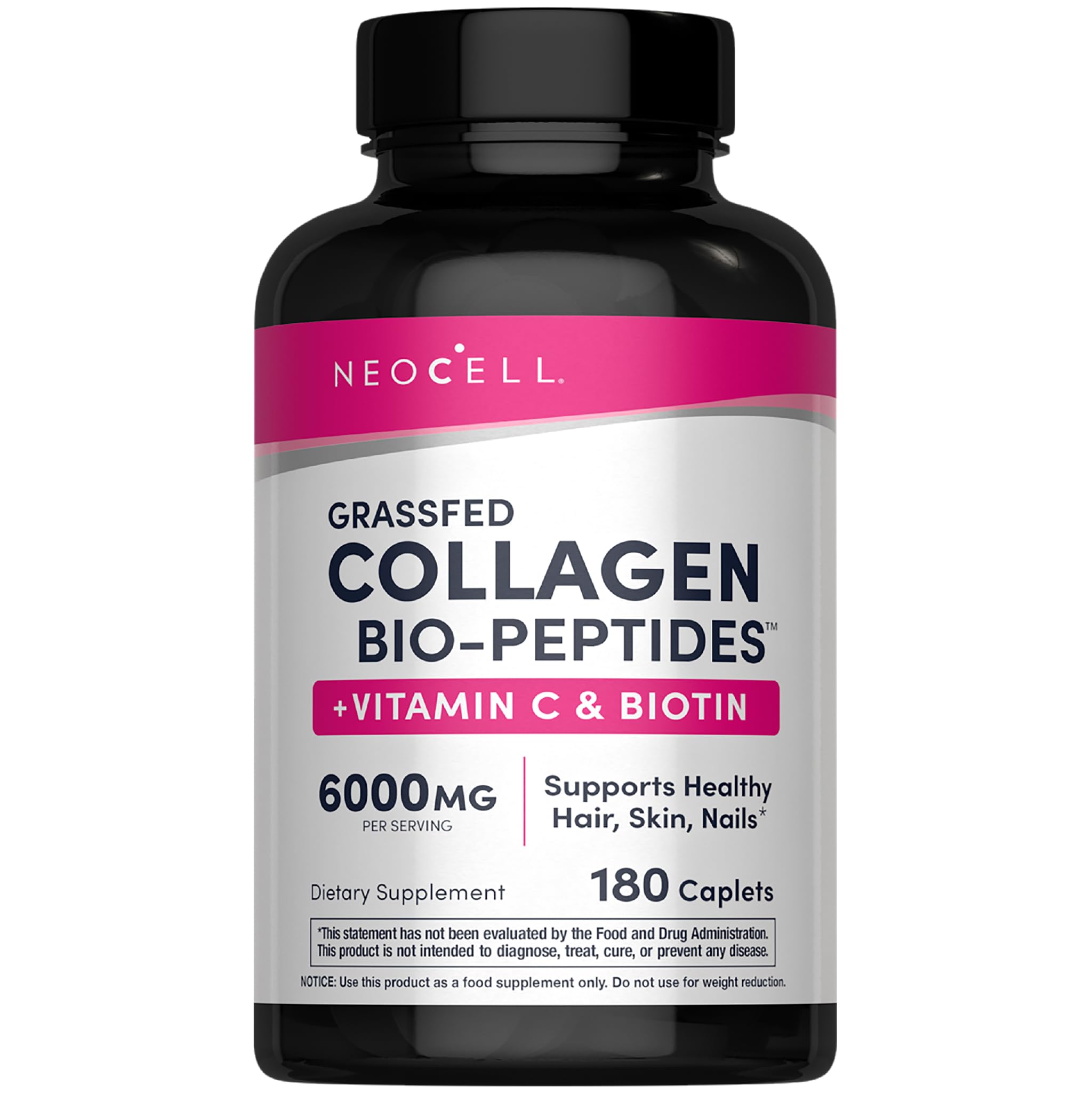 NeoCell Super Collagen Skin Hair Nails + Vitamin C Biotin Antioxidants + 180 Tablets